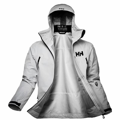 Men's Helly Hansen Odin 9 Worlds Infinity Shell Jackets Grey | 302-YQSFWE