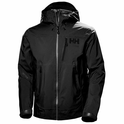 Men's Helly Hansen Odin Mountain Infinity Shell Jackets Black | 436-VGSCWR